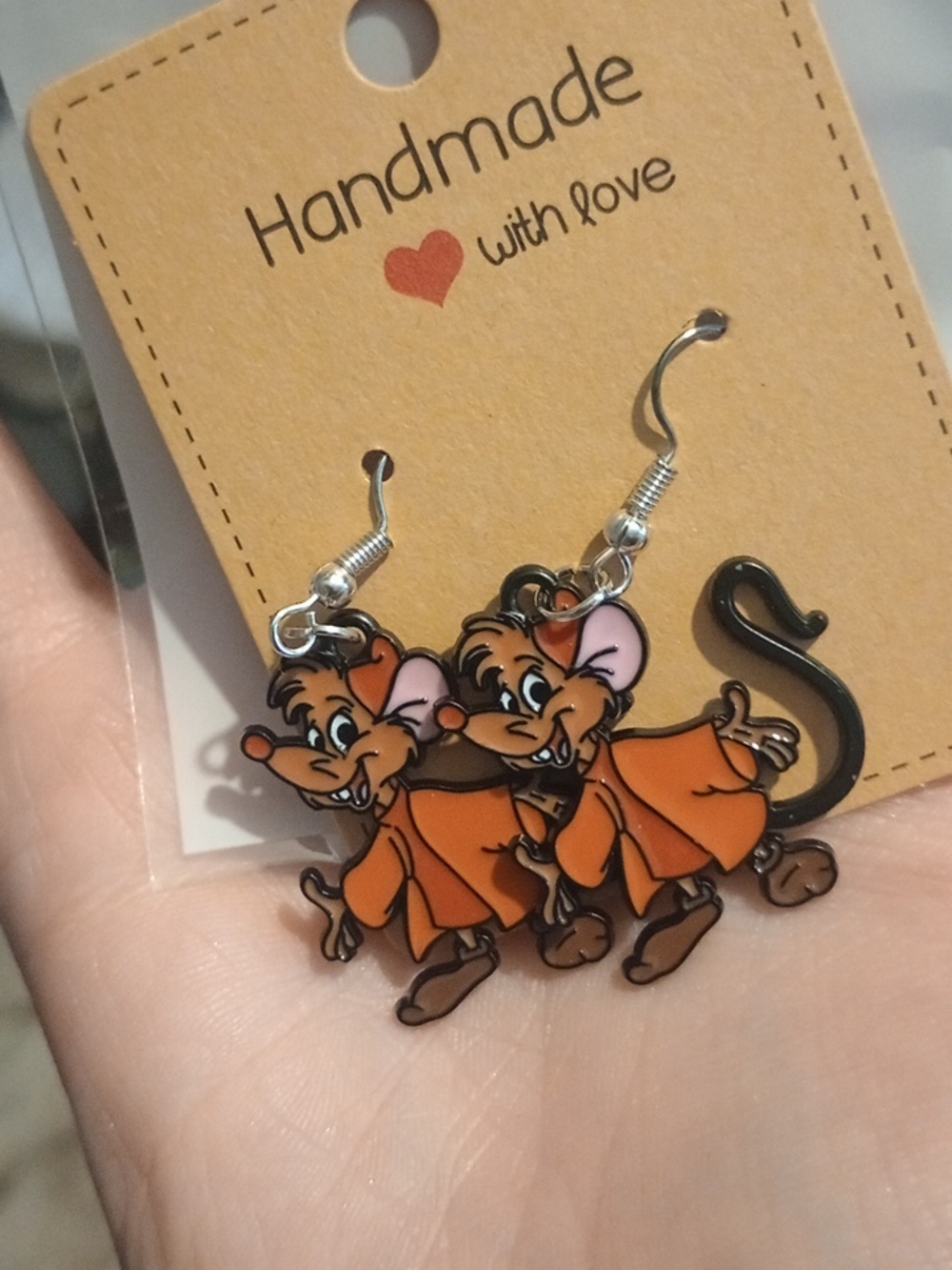 ♥️ 3/$26 Handmade Disney Cinderella Inspired Earrings